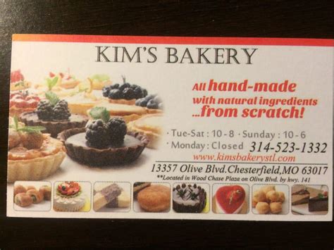 kim's bakery hours.